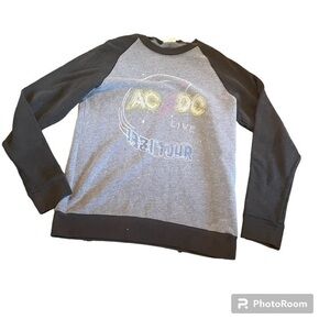 AC/DC Live 1981 your junk food crew neck